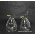 glass decorative salt and pepper shakers